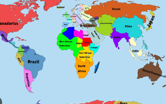 Labeled:V-Xzjijklp4= the World Map